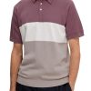 Abbigliamento SELECTED | Slhmattis Ss Knit Block Polo Wistful Mauve