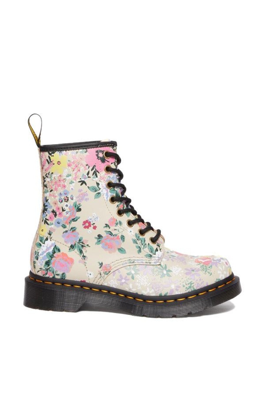 Calzature DR. MARTENS | 1460 Floral Mash Up Parchment Beige Floral Mash Up Backhand