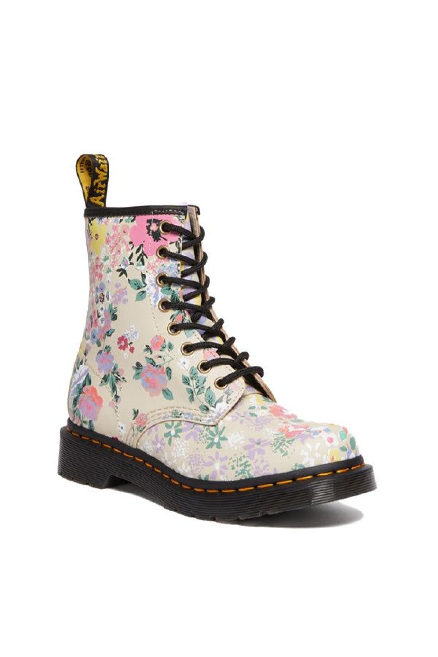 Calzature DR. MARTENS | 1460 Floral Mash Up Parchment Beige Floral Mash Up Backhand