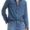 Abbigliamento LEVI'S® | Classica Camicia Western Med Indigo - Worn In