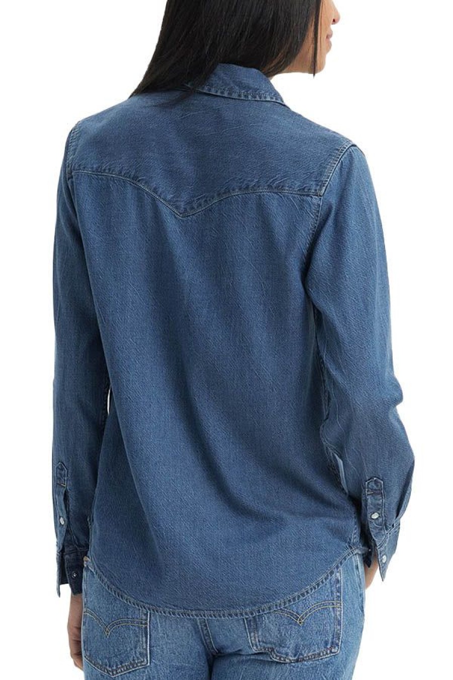 Abbigliamento LEVI'S® | Classica Camicia Western Med Indigo - Worn In