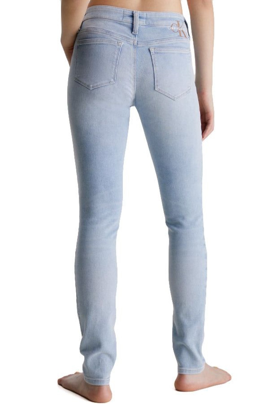 Abbigliamento CALVIN KLEIN JEANS | Mid Rise Skinny Denim Light