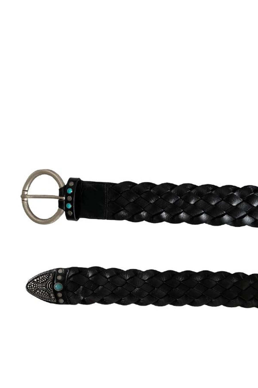 Accessori SOALLURE | Cintura Fibia Tonda Black