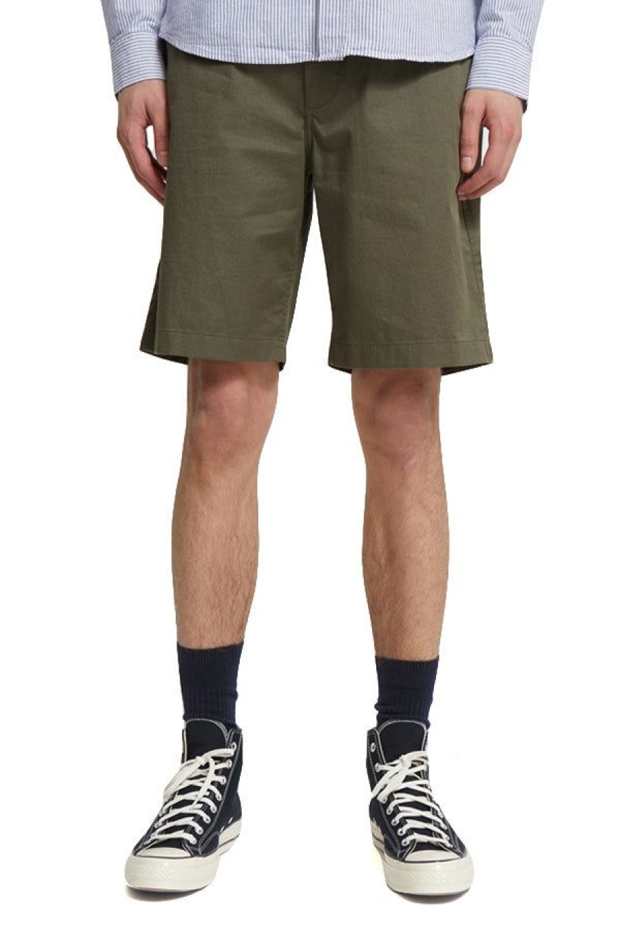 Abbigliamento WOOD WOOD | Jonathan Light Twill Shorts Olive