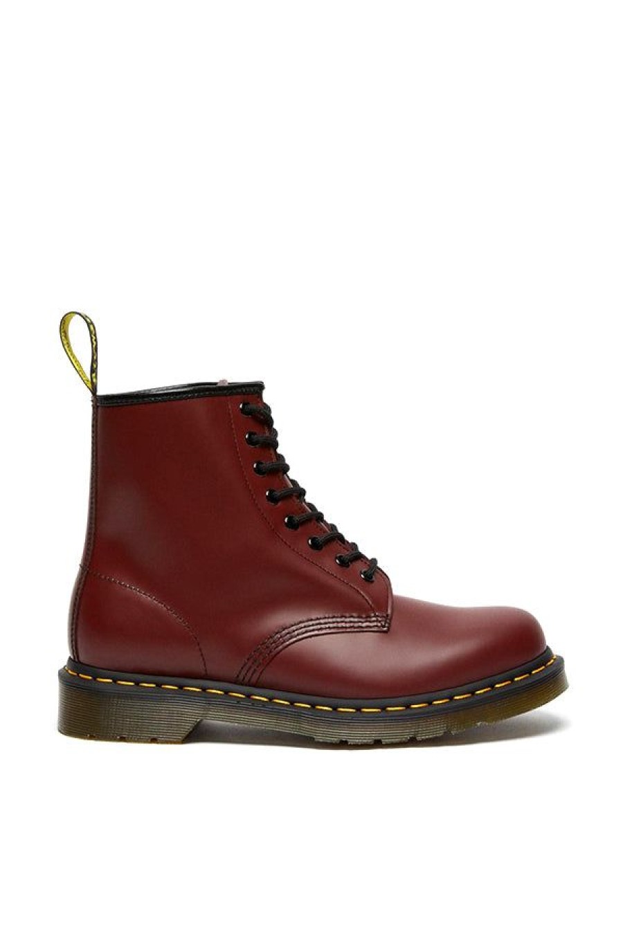 Calzature DR. MARTENS | Stivali Stringati 1460 In Pelle Smooth Cherry Red