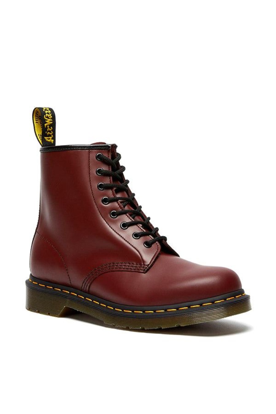 Calzature DR. MARTENS | Stivali Stringati 1460 In Pelle Smooth Cherry Red