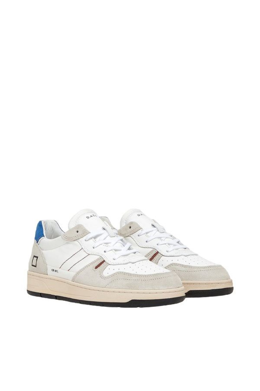 Calzature D.A.T.E. | Court 2.0 Nylon White-Bluette