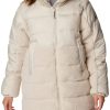 Abbigliamento COLUMBIA | Piumino In Sherpa Lungo Imbottito Leadbetter Point Dark Stone