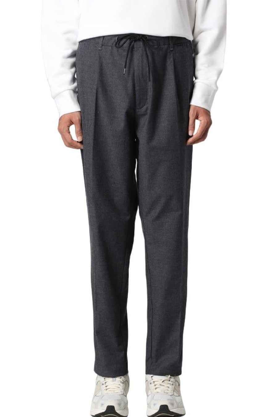 Abbigliamento CALVIN KLEIN | Wool Optic Tapered Jogger Dark Grey Heather