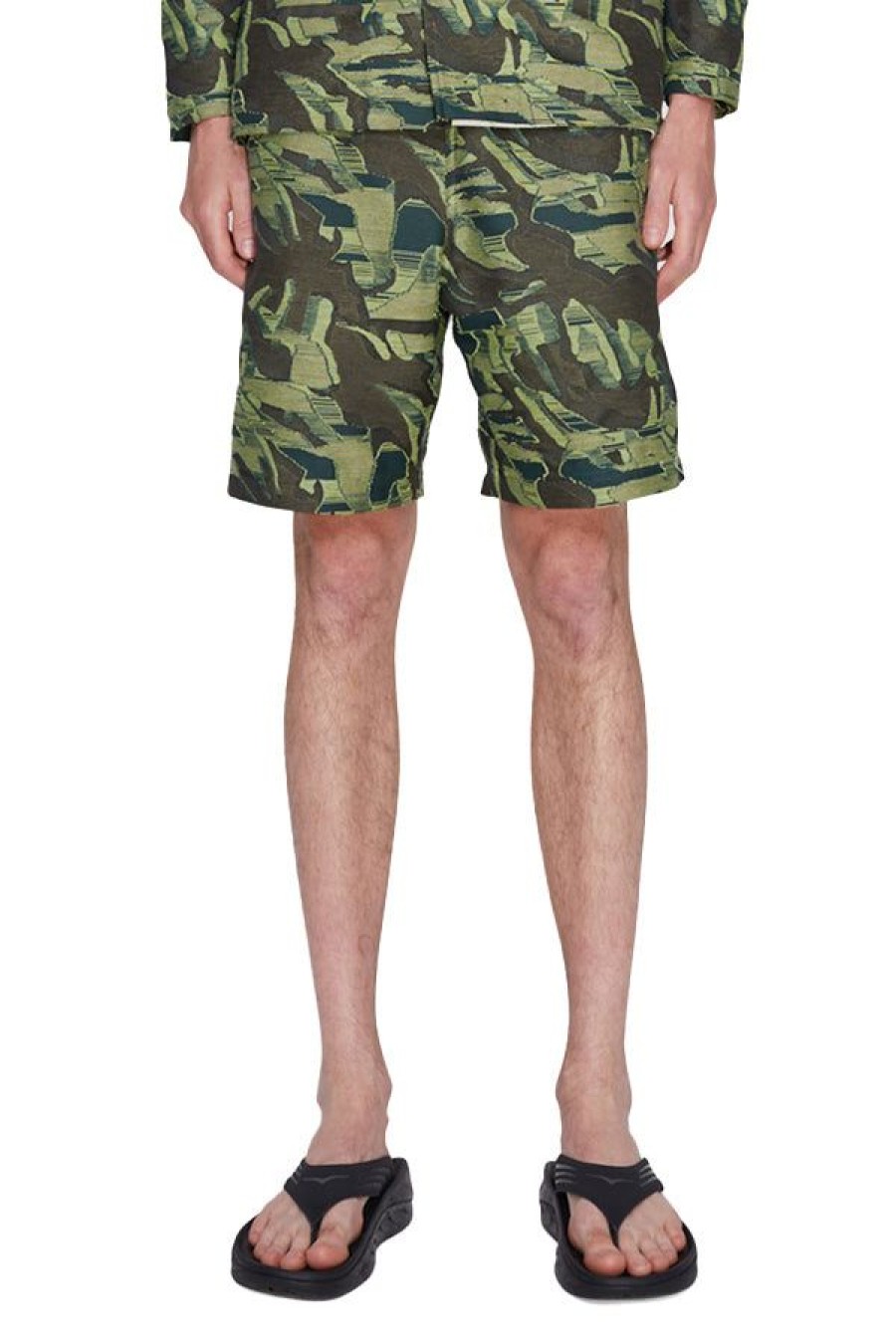 Abbigliamento WOOD WOOD | Kurt Fil Coupe Shorts Dark Green