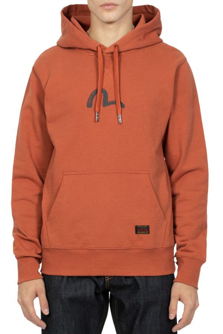 Abbigliamento EVISU | Seagull Print Hooded Sweatshirt Mineral Red