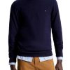 Abbigliamento TOMMY HILFIGER | Pullover Regular Fit In Maglia Melange Desert Sky