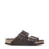 Calzature BIRKENSTOCK | Arizona Shearling Suede Leather Mocca