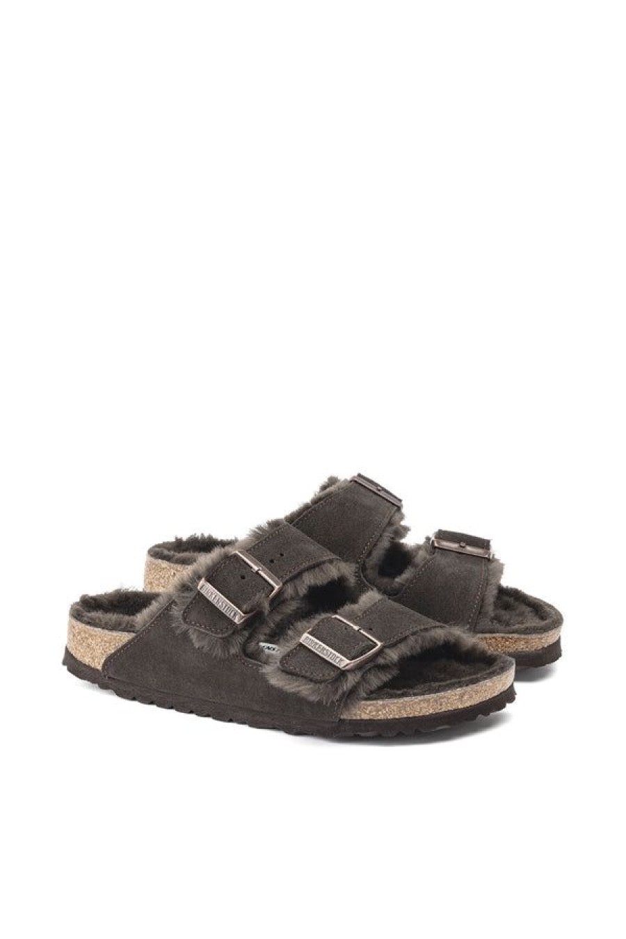 Calzature BIRKENSTOCK | Arizona Shearling Suede Leather Mocca