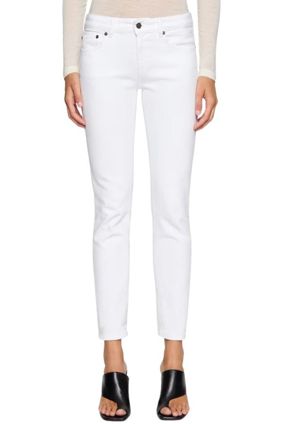 Abbigliamento DONDUP | Pantalone Monroe Bianco