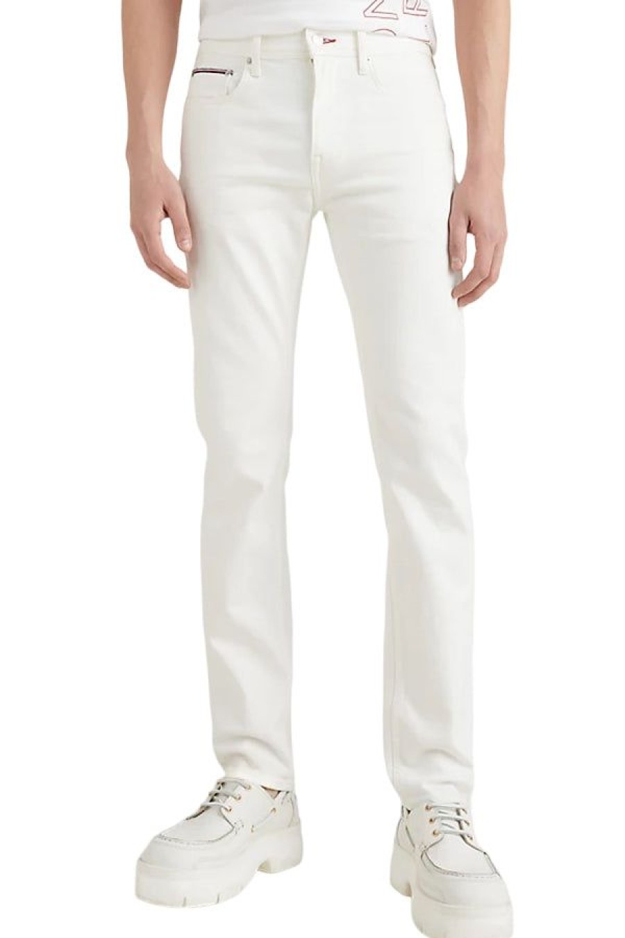 Abbigliamento TOMMY HILFIGER | Straight Denton Str Gale White