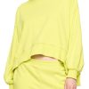 Abbigliamento DONDUP | Felpa Over In Cotone Basico Lime