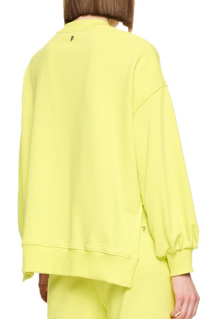 Abbigliamento DONDUP | Felpa Over In Cotone Basico Lime