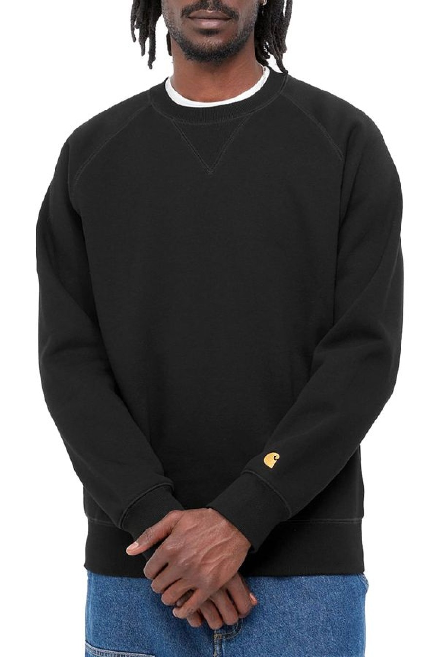 Abbigliamento CARHARTT WIP | Chase Sweatshirt Black / Gold