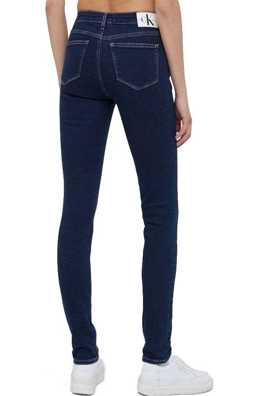 Abbigliamento CALVIN KLEIN JEANS | Jeans Mid Rise Skinny Denim Dark