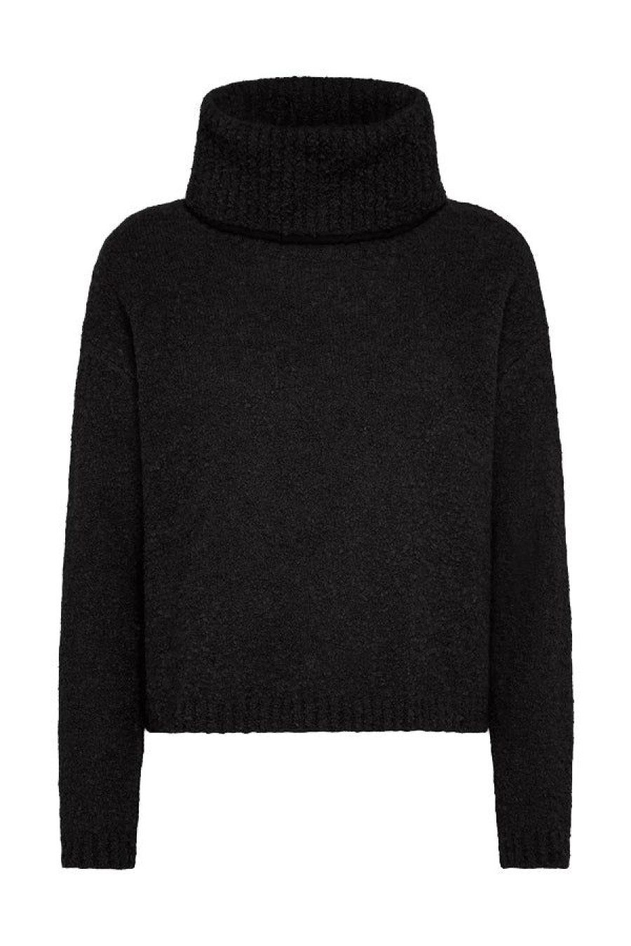 Abbigliamento RRD | Boucle Turtleneck Wom Knit Nero