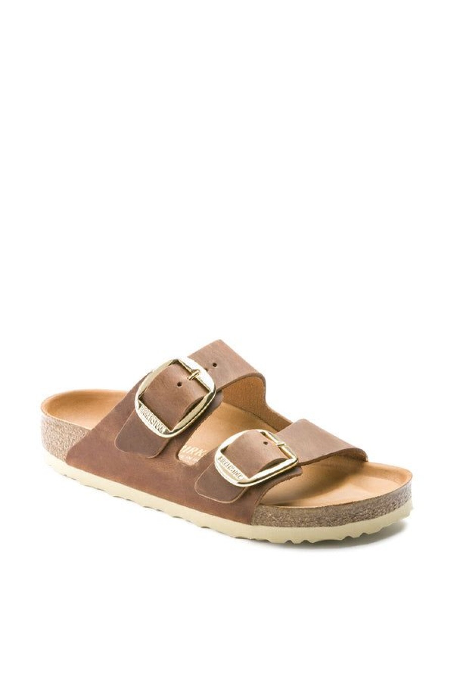 Calzature BIRKENSTOCK | Arizona Big Buckle Oiled Leather Cognac