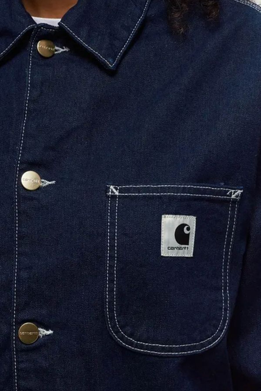 Abbigliamento CARHARTT WIP | W' Og Michigan Coat Blue/One Wash