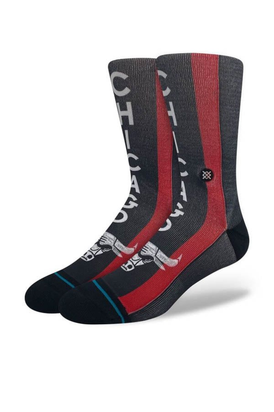 Accessori STANCE | Stance X Nba 2024 Chicago Bulls Crew Socks Black/Red