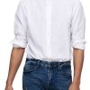 Abbigliamento ONLY & SONS | Onscaiden Ls Solid Linen Mao Shirt Noos White