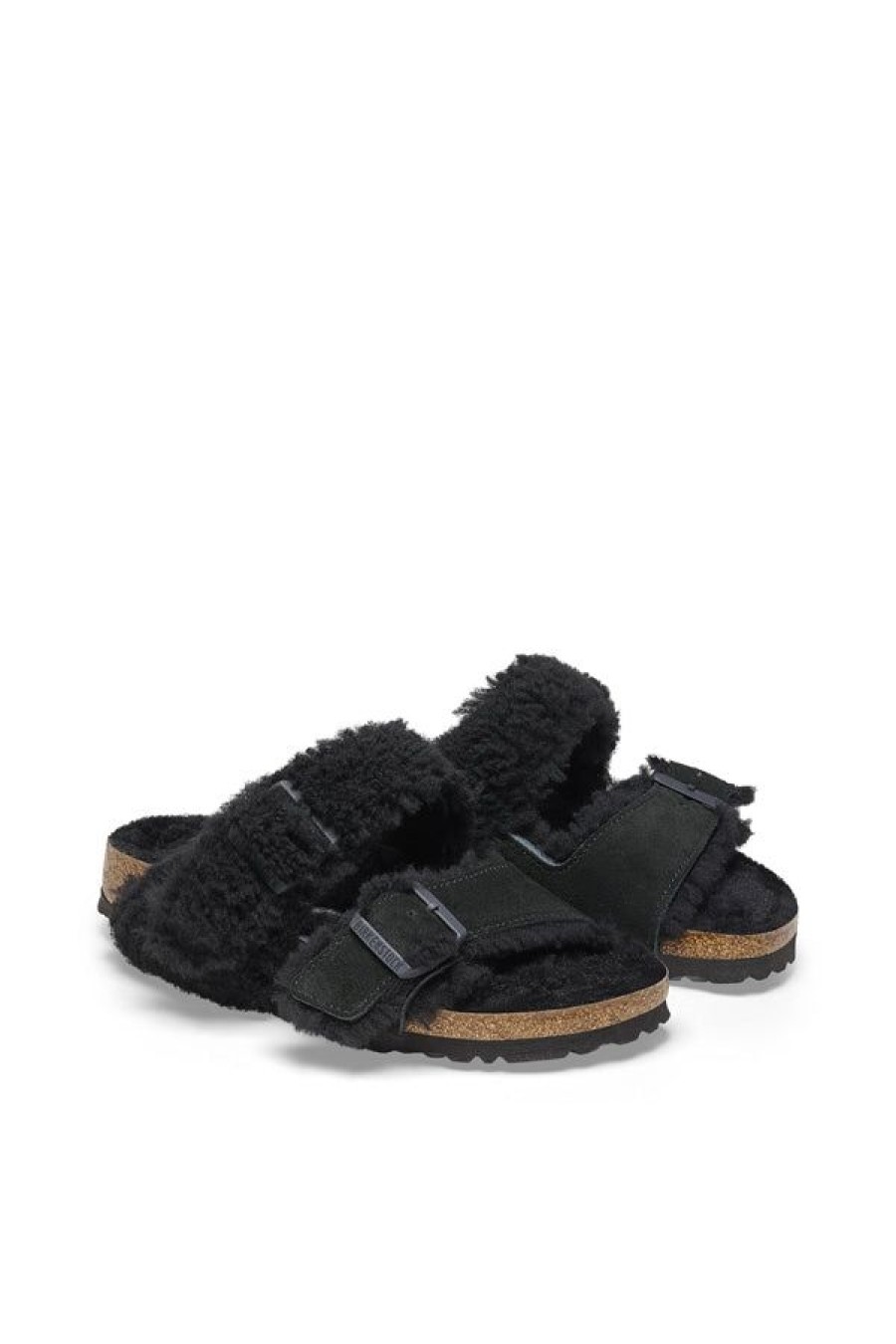 Calzature BIRKENSTOCK | Arizona Split Shearl, Suede Leather Teddy Black