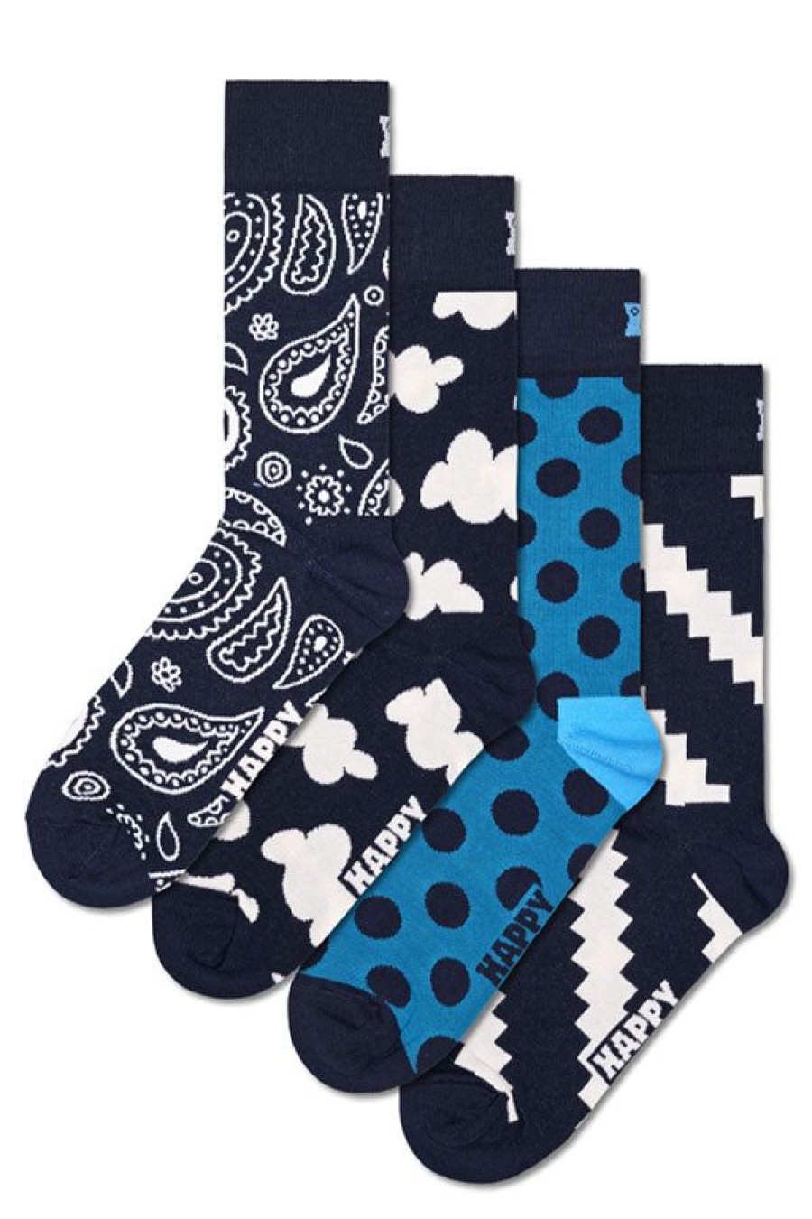 Accessori HAPPY SOCKS | 4-Pack Moody Blues Socks Gift Set 6500