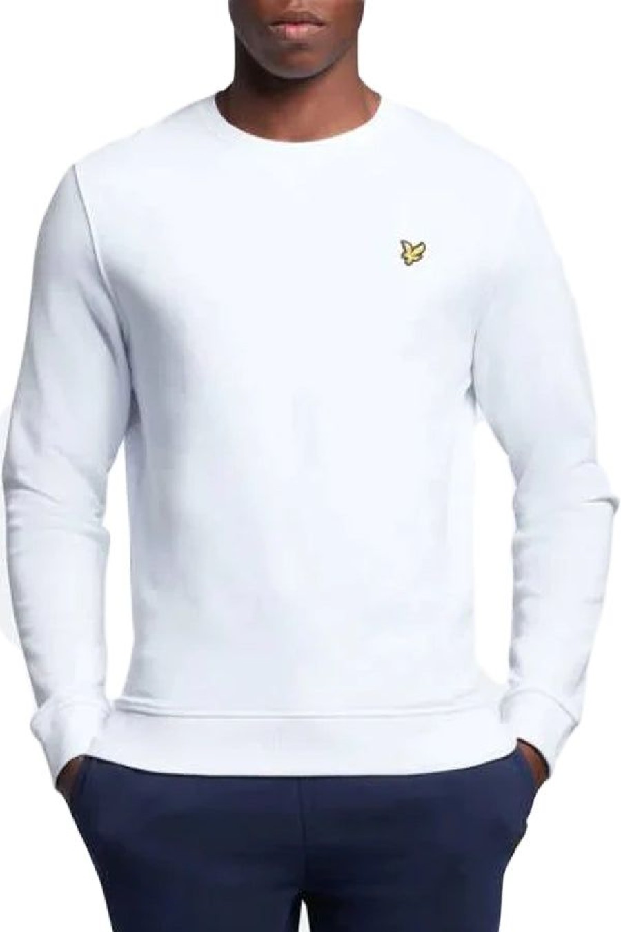 Abbigliamento LYLE & SCOTT | Brushed Back Crew Neck Sail White