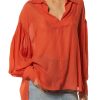 Abbigliamento DONDUP | Camicia Mattone Arancio