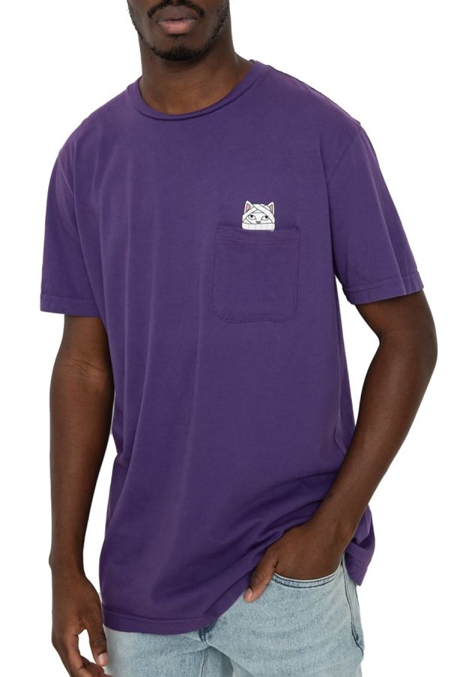 Abbigliamento RIPNDIP | Mummy Nerm Pocket Tee Purple