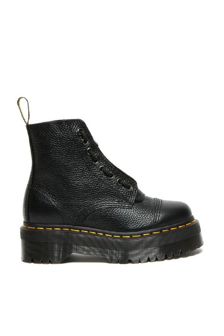 Calzature DR. MARTENS | Stivali Platform In Nappa Lavorata Sinclair Black Milled Nappa