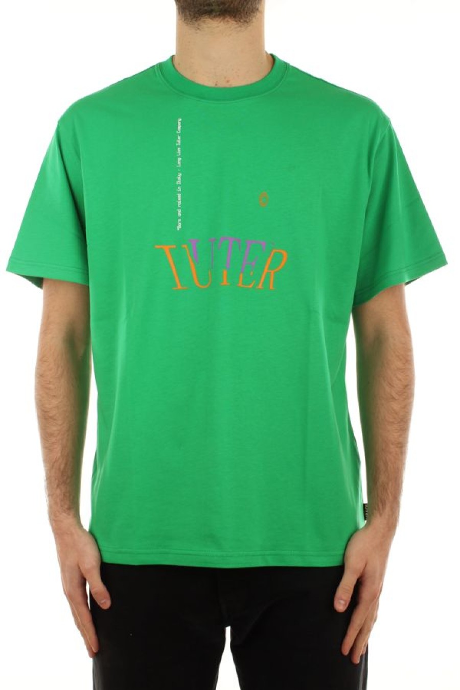 Abbigliamento IUTER | Hand Tee Green