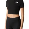 Abbigliamento THE NORTH FACE | W S/S Essential Cropped Slim Tee Tnf Black