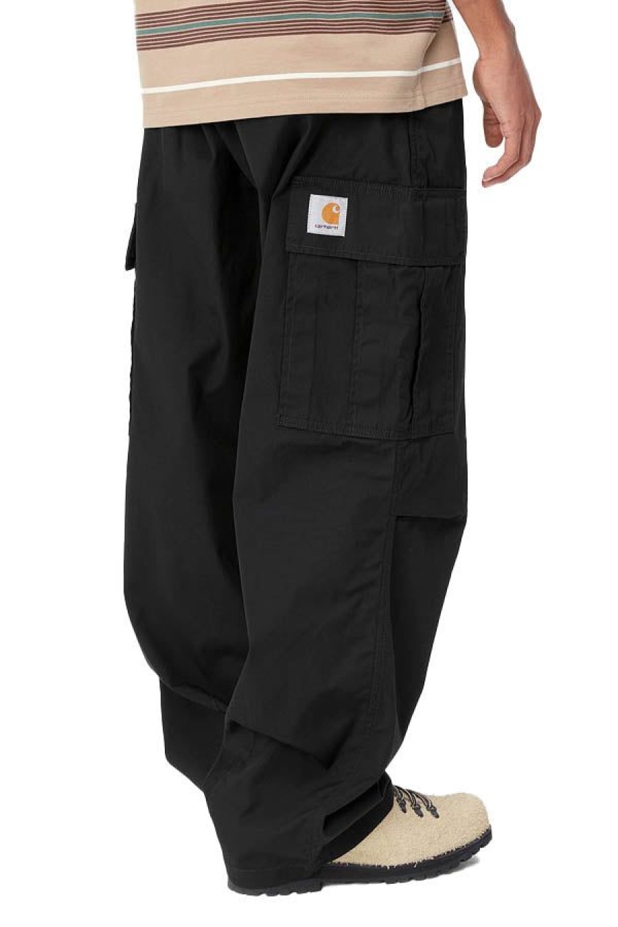 Abbigliamento CARHARTT WIP | Cole Cargo Pant Black /Rinsed