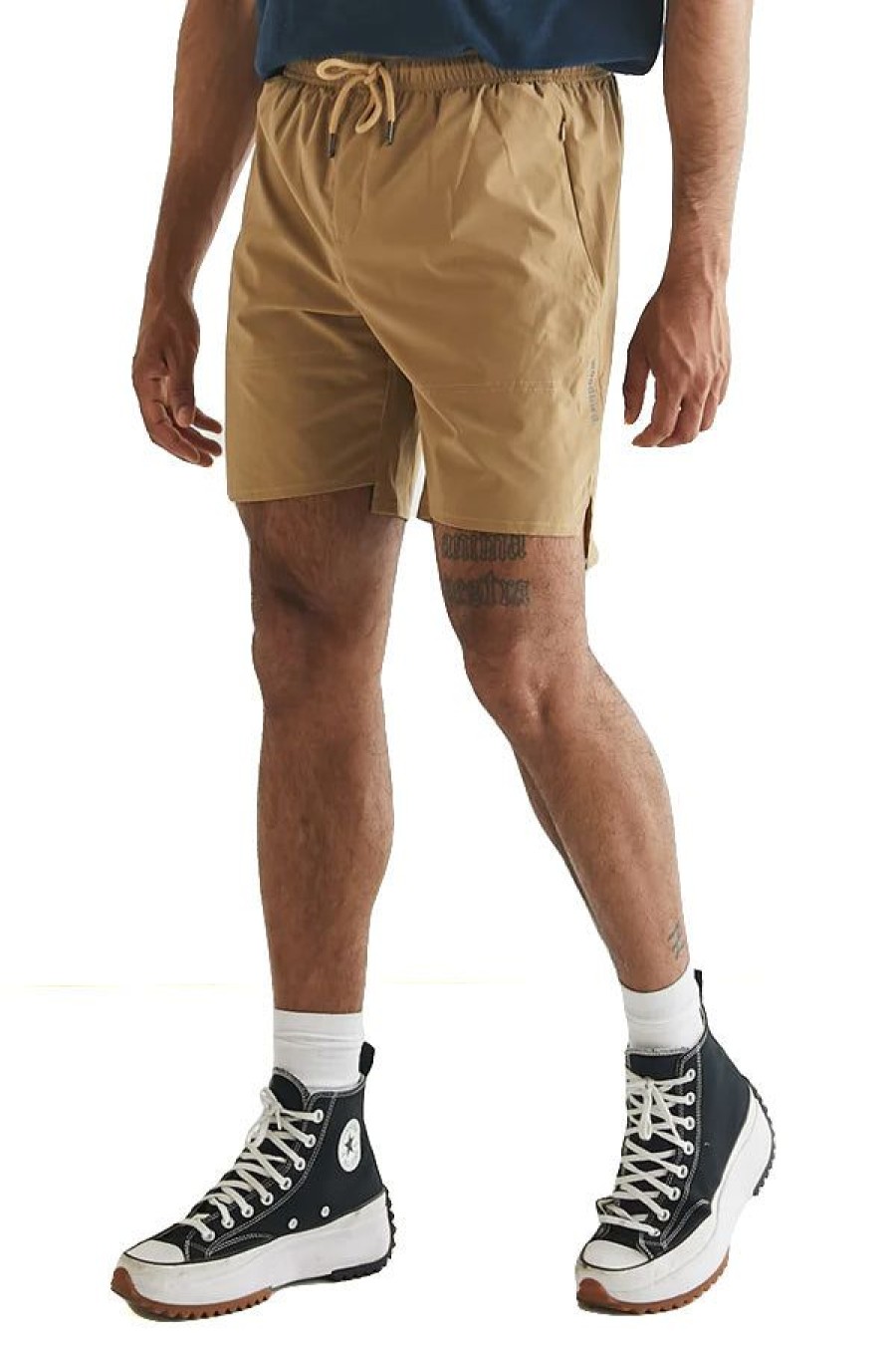 Abbigliamento WOODBIRD | Haiden Tech Shorts Camel