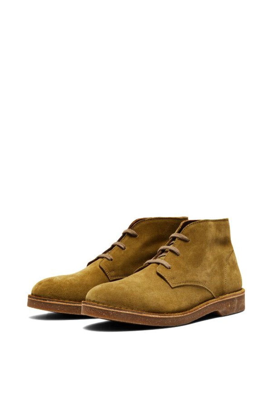 Calzature SELECTED | Slhriga New Suede Chukka Boot B Tobacco Brown