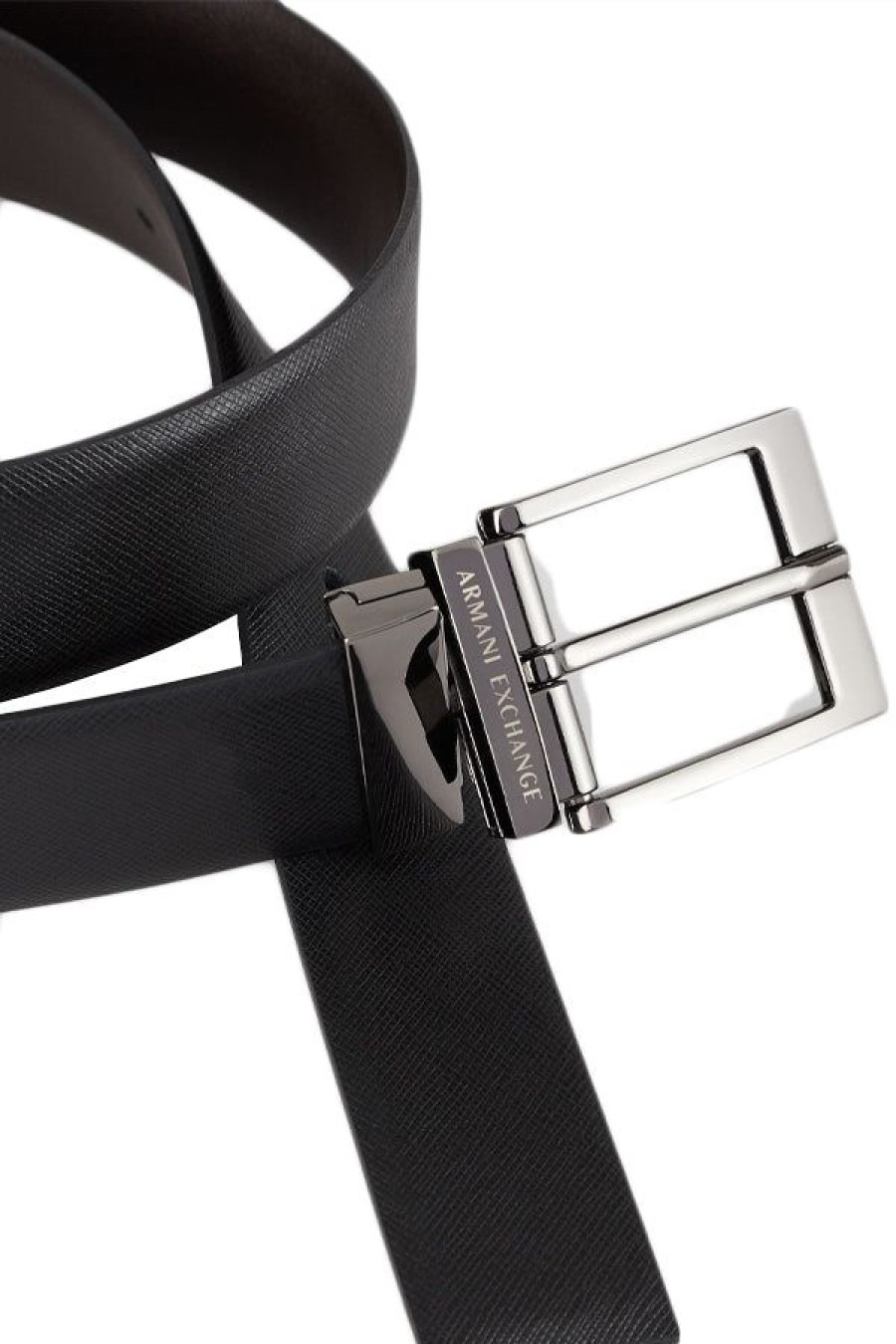 Accessori ARMANI EXCHANGE | Man'S Belt Black/Dark Brown