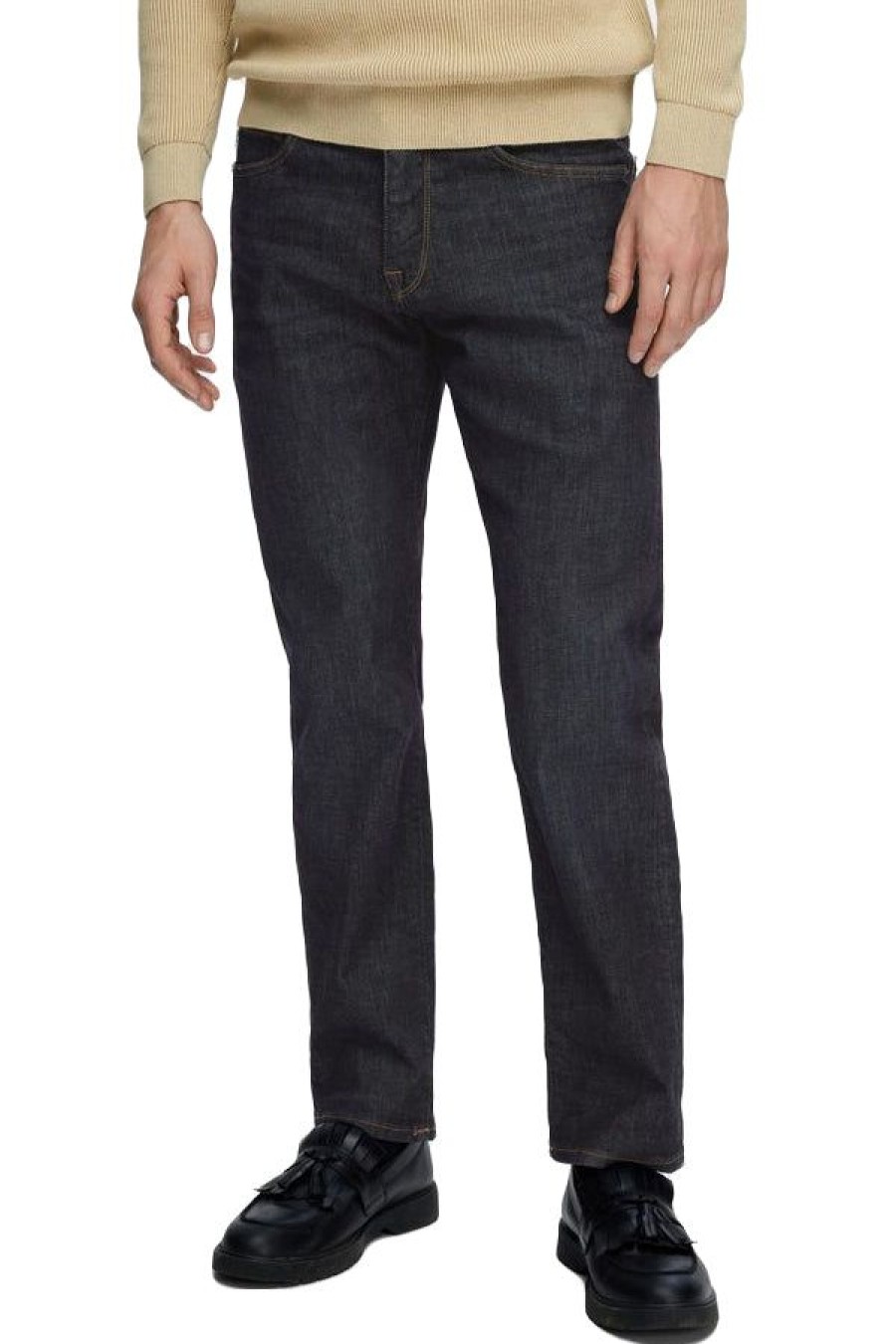 Abbigliamento SELECTED | Slh196-Straightscott 6331 Selvedge Blue Denim