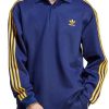 Abbigliamento ADIDAS | Adicolor Classics+ Long Sleeve Polo Shirt Dark Blue/Crew Yellow