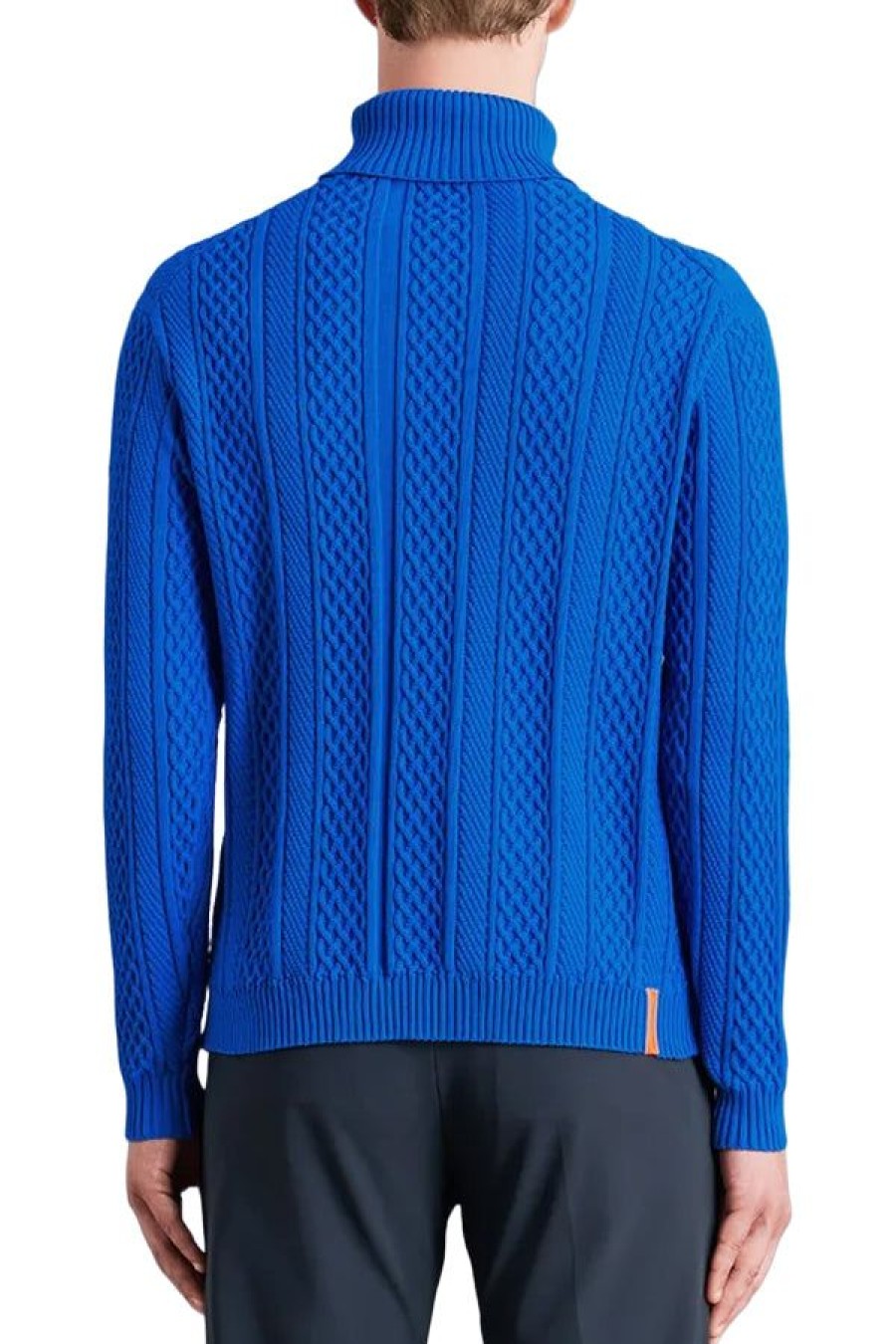 Abbigliamento RRD | Amos Net Turtleneck Knit Blu New Royal