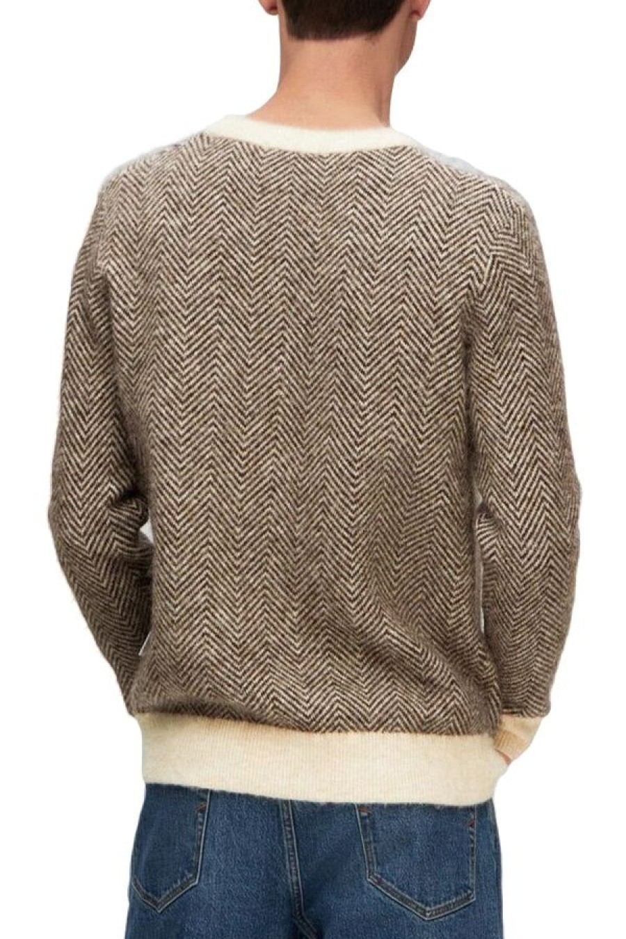 Abbigliamento SELECTED | Slhrai Ls Knit Crew Neck Chocolate Torte