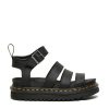 Calzature DR. MARTENS | Sandali Blaire Hydro Con Cinturino In Pelle Black Hydro Leather