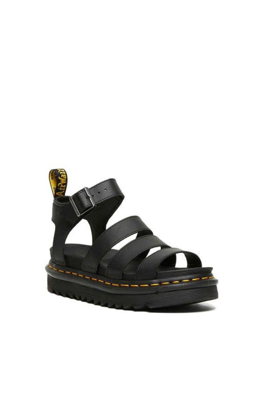 Calzature DR. MARTENS | Sandali Blaire Hydro Con Cinturino In Pelle Black Hydro Leather