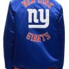 Abbigliamento MITCHELL & NESS | Nfl Heavyweight Satin Jacket New York Giants Royal