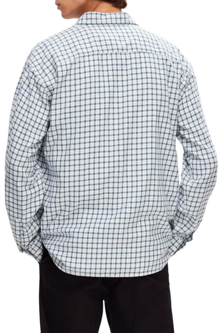 Abbigliamento SELECTED | Slhregowen-Mini Check Shirt Cashmere Blue