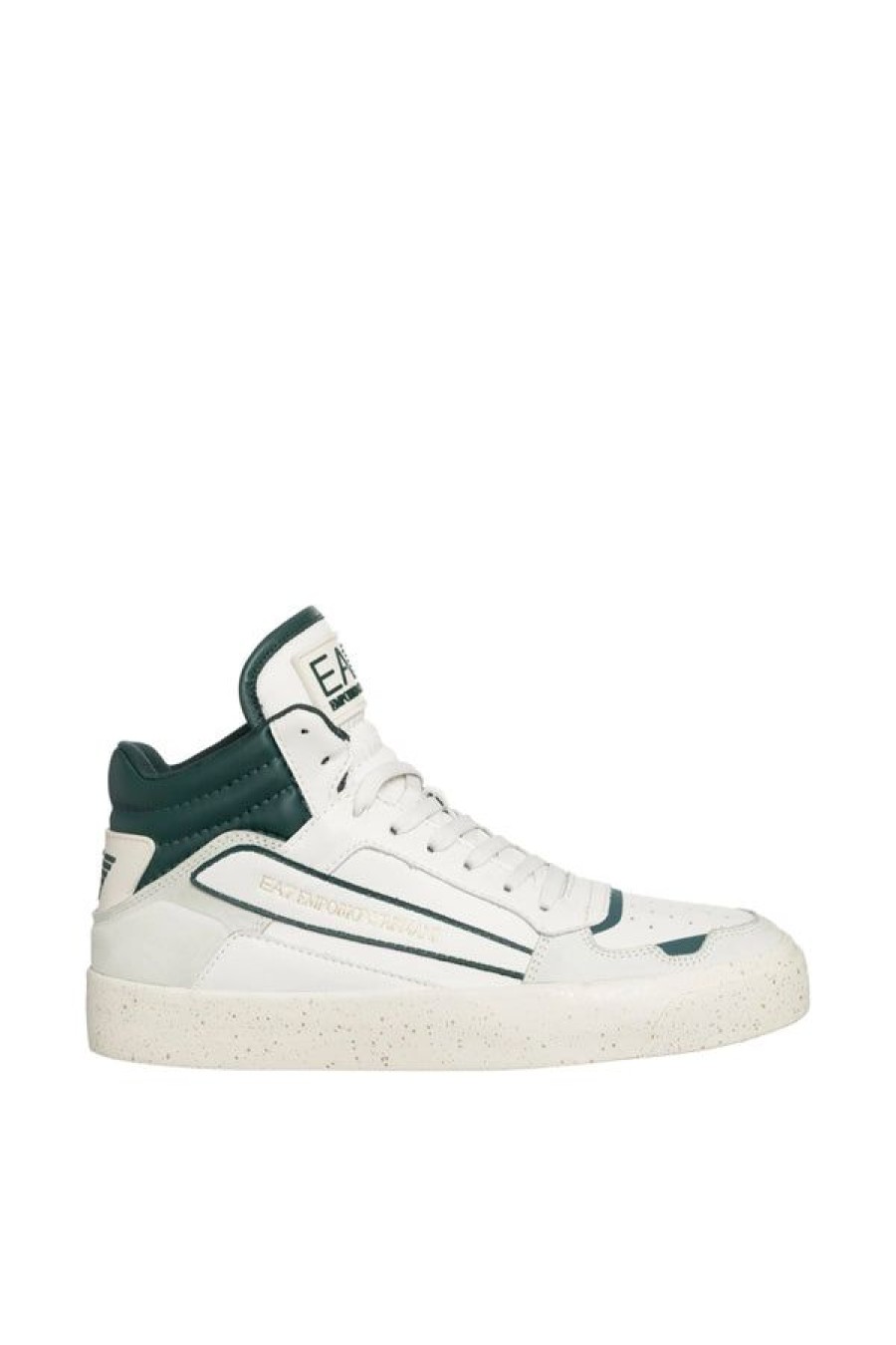 Calzature EA7 | Sneakers High Lilywht+Trk.Grn+Lt.G